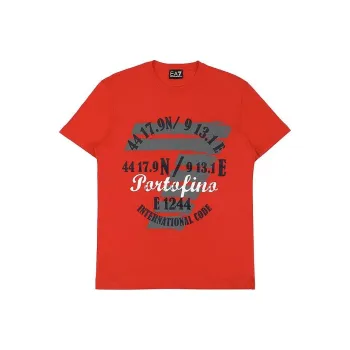 EMPORIO ARMANI EA7 T Shirt Men's Red