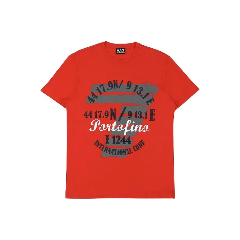 EMPORIO ARMANI EA7 T Shirt Men's Red-0