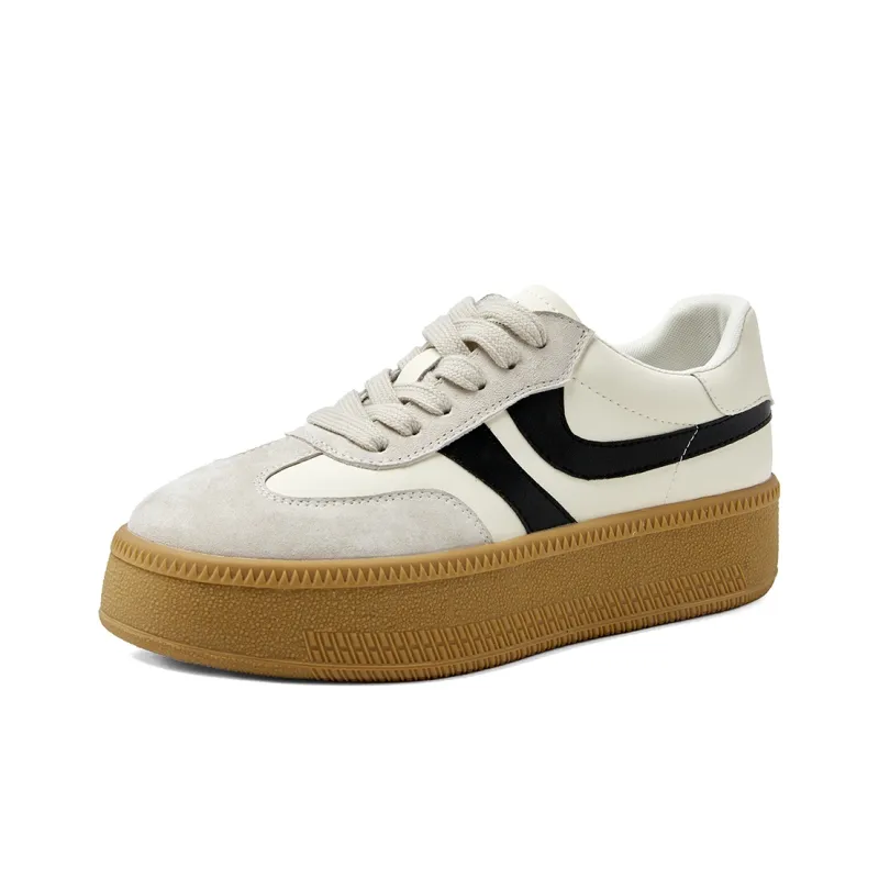 PT'SON German Army Trainers Low Top Skateboard Shoes Women's-6