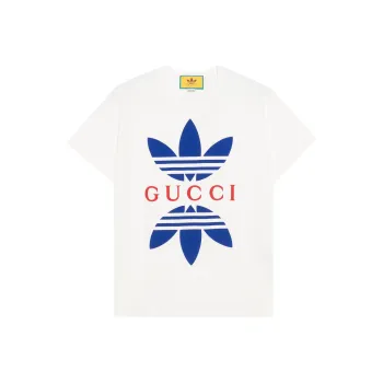 GUCCI X Adidas Cotton Jersey T Shirt