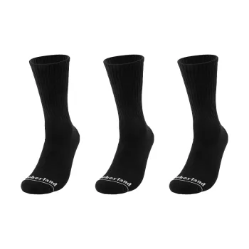 Timberland Knee High Socks Unisex 3 Pack Black