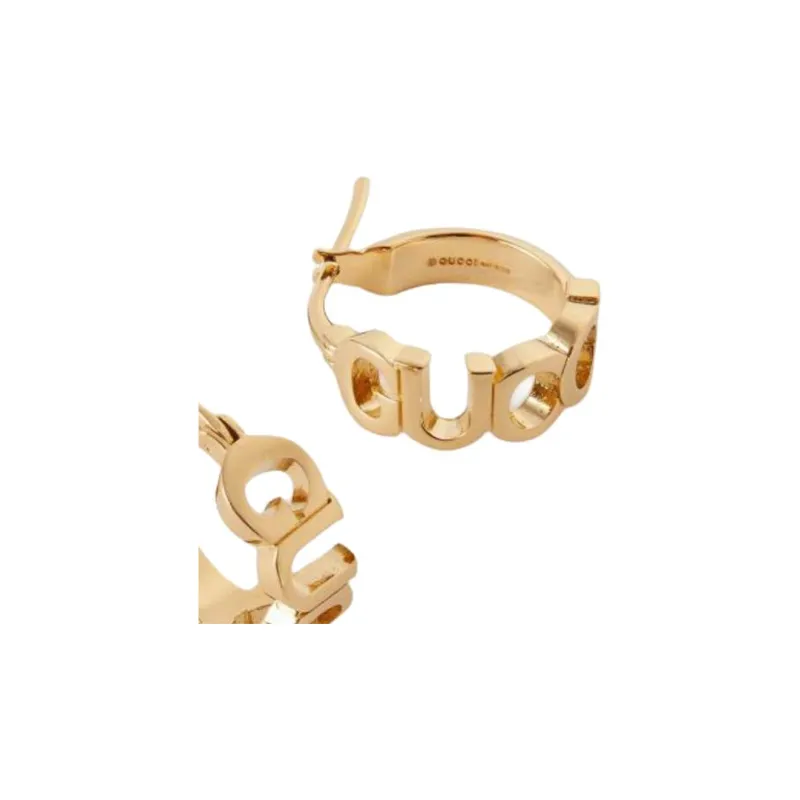 GUCCI Metal Earrings Women's Gold-2