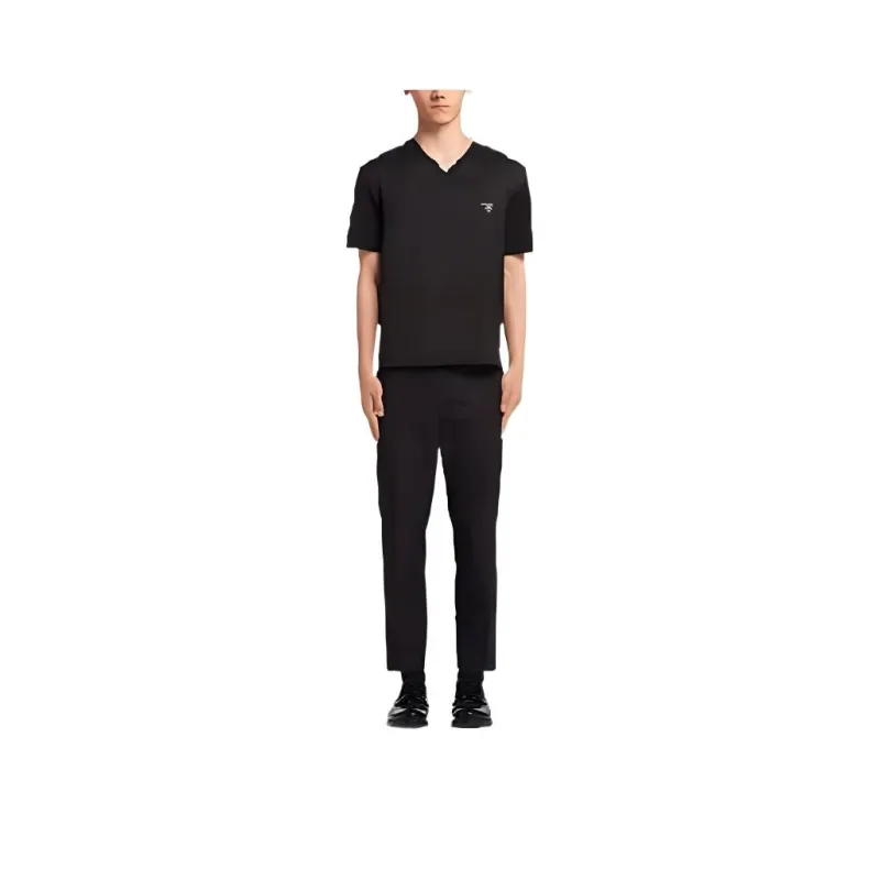 PRADA T Shirts Men Black-0