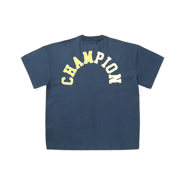 Champion SS21 T-Shirt Japan Version Unisex Dark Blue-0
