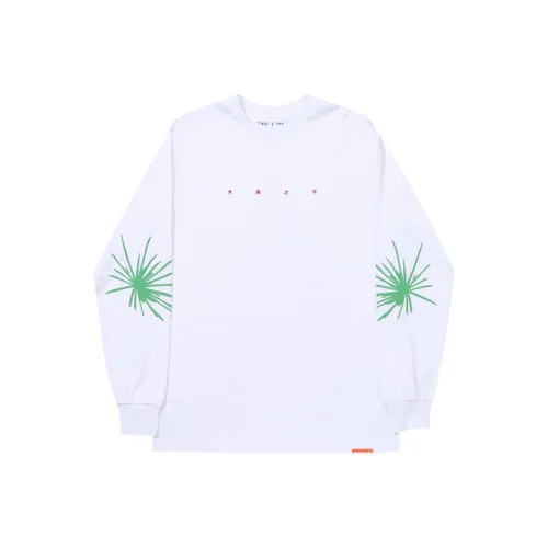 AVENUE&SON x Zinan Lam 22SP Long Sleeved T Shirt Unisex White