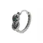 Knot Serpent Hoop Earrings Single