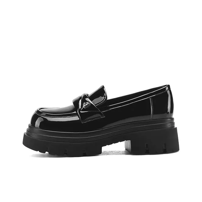 FIVE PLUS Loafers Women's Black-0
