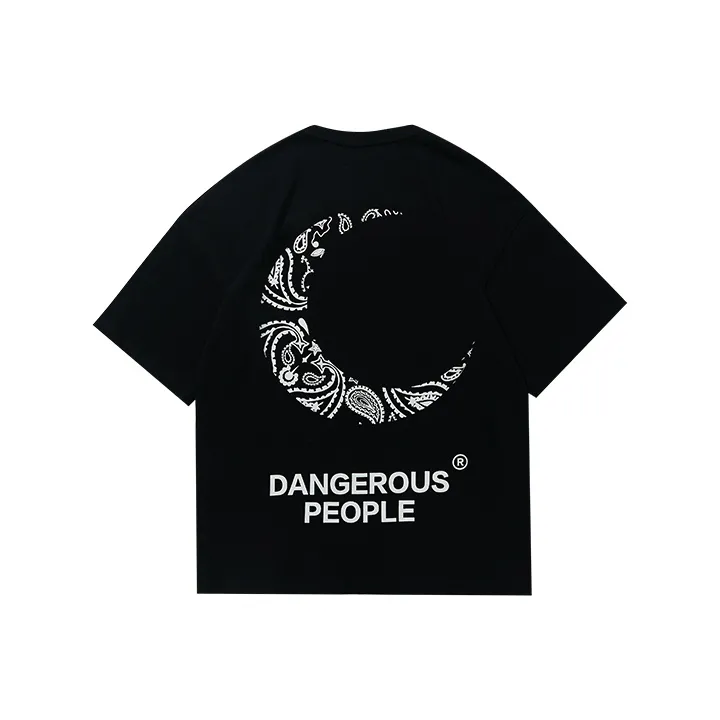DANGEROUSPEOPLE Drop Shoulder Sleeve T-Shirt Unisex-5