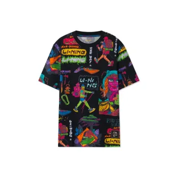 Chinatown Market X LINING Sports Fashion Collection T-Shirts Men Black