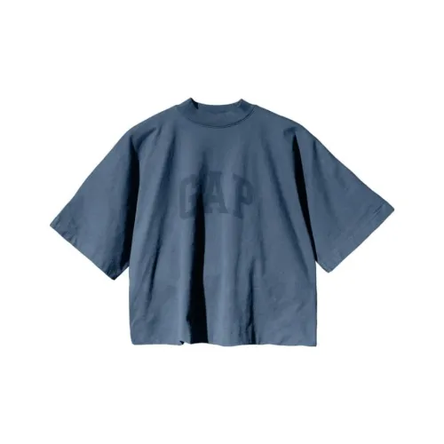 Balenciaga X YEEZY X Gap X Balenciaga T Shirts Unisex Dark Blue