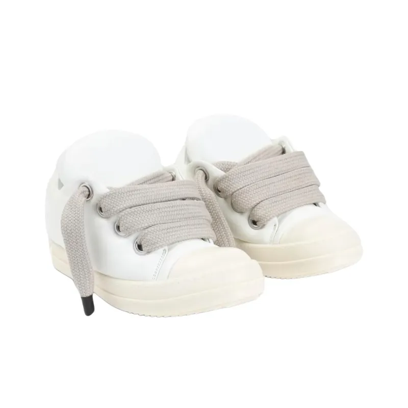 RICK OWENS/RO Low Top Skateboard Shoes Women's White-2