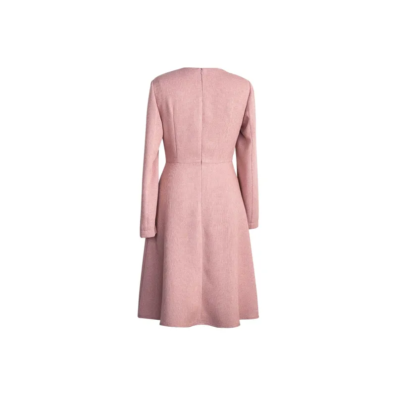 ROEYSHOUSE Long Sleeved Dresses Women's Pink-1