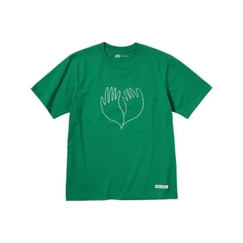 UNIQLO UNIQLO/UNIQLO Peace For All Series T-Shirts Unisex Green
