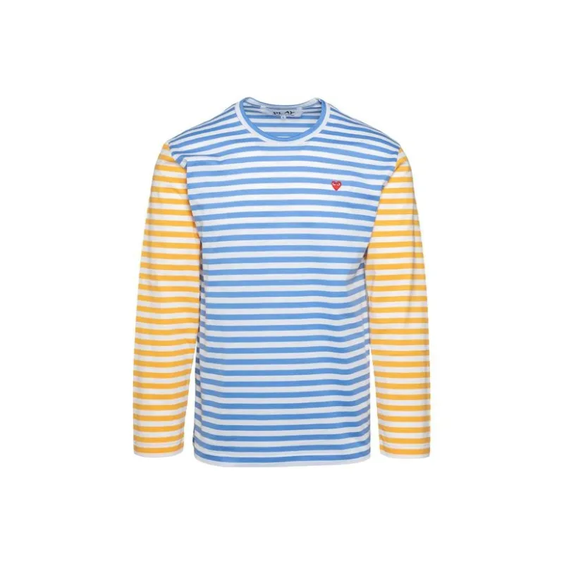 CDG T Shirts Men Blue-0