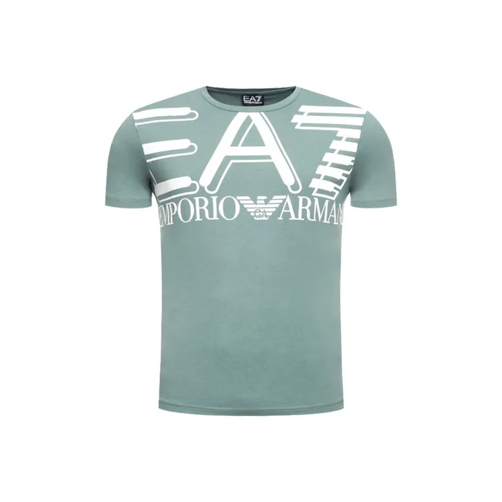 EMPORIO ARMANI T Shirts Men Green-0