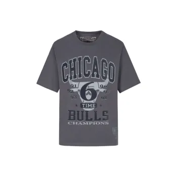 Mitchell & Ness T Shirt Unisex Gray