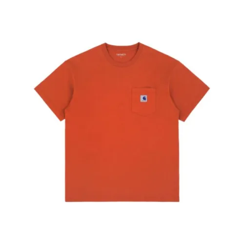Carhartt WIP T Shirts Men Withered Wood Yellow