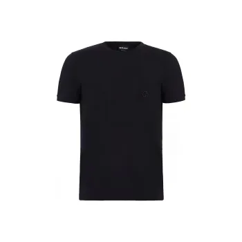GIORGIO ARMANI Logo Embroidered Crewneck T-Shirt