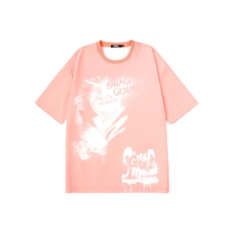 GENANX Straight Elbow Length Sleeved T Shirt Unisex-4