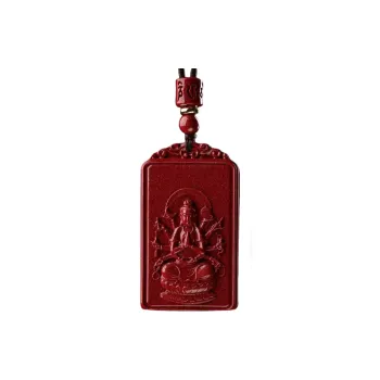 Jing Ruyu Cinnabar Necklaces Unisex