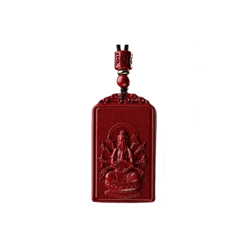 Jing Ruyu Cinnabar Necklaces Unisex-0