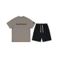 Gray-Brown Top+Black Pants