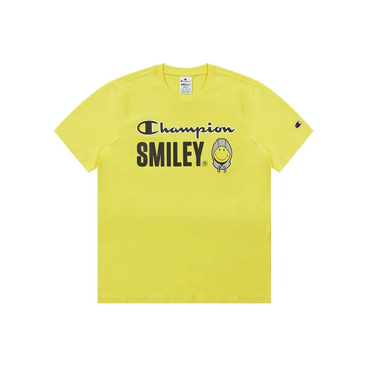 Smiley X Champion Smiley T Shirts Unisex-2