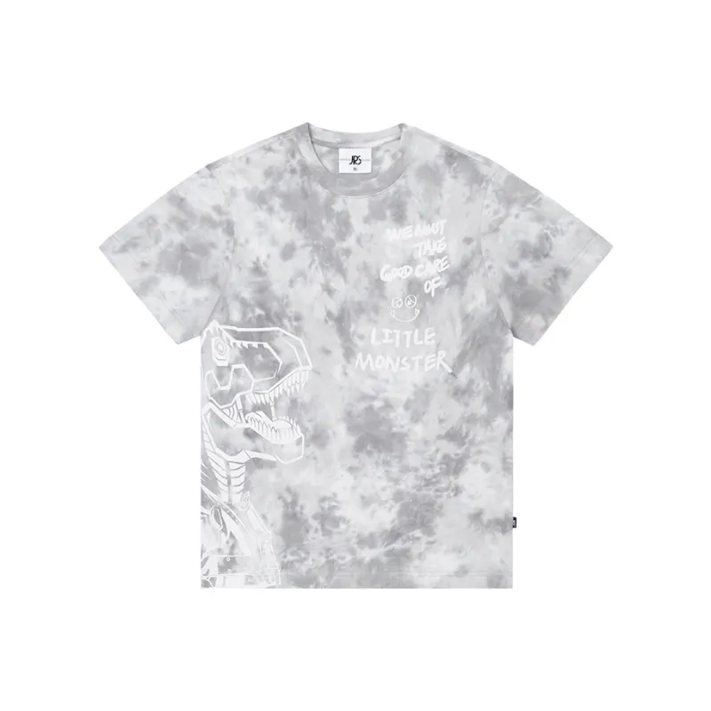 Wild Child Club Monster Print Collection T Shirts Unisex Dark Gray-0