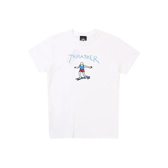 Thrasher T Shirts Unisex White-0