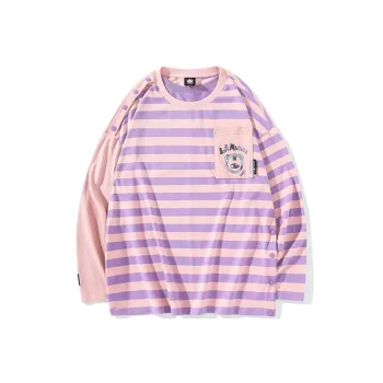 LAMLICKA Long Sleeved T Shirt Unisex Pink