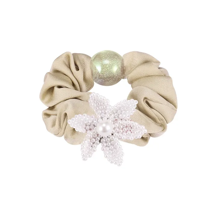 NICERURU Pearl Flowers Hair Tie Women's-2