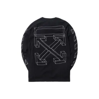 OFF WHITE 3D Marker Diag L/S T Shirt