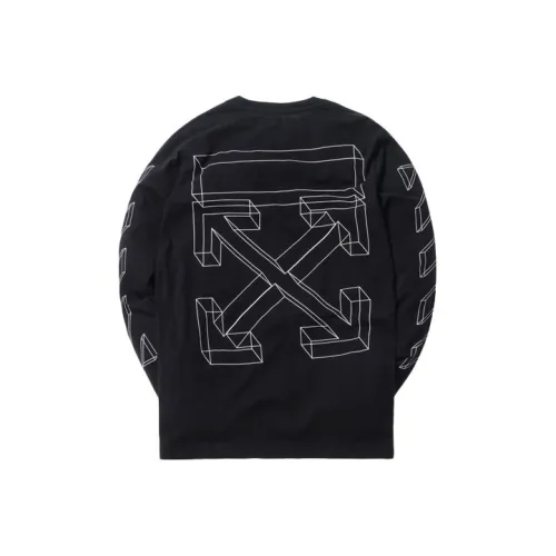 OFF WHITE 3D Marker Diag L/S T Shirt