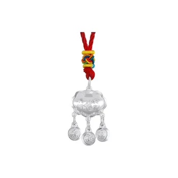 SINO GEM 999 Fine Silver Necklaces Kids'