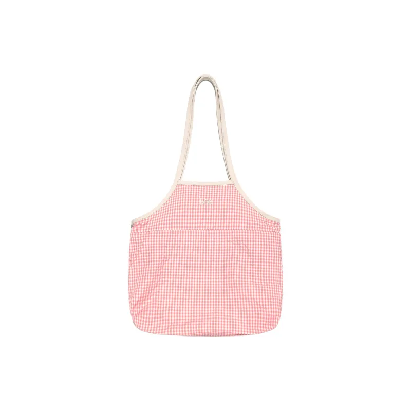 Lee Nylon Tote Bag, Shopping Bag, Handbag, Shoulder Bag Women's Pink-0