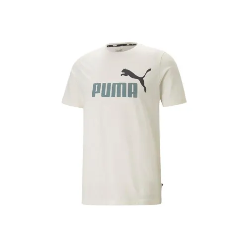 PUMA T Shirts Men Ecru