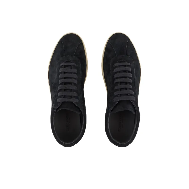 GIORGIO ARMANI Perforated Detailed Lace Up Sneakers-2