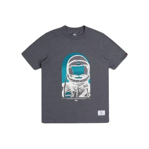 Alpha Industries T-Shirts Men Gray