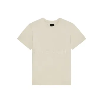 Givenchy Embroidered Slim Fit Cropped T Shirt
