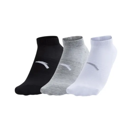Anta Variety Training Collection Ankle Socks Unisex 3 Pack