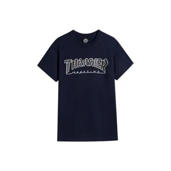 Thrasher T Shirt US Version Unisex Navy Blue