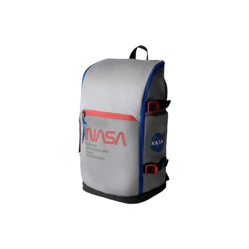 ZARA NASA Collaboration Polyester Backpack Men's Silver-1