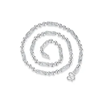 UZIID 990 Silver Necklaces Unisex