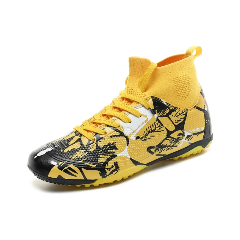 Kuding TF Rubber Broken Studs Cushioning Anti Slip Wear Resistant Coverage Impact Resistant Soccer Shoes Unisex-1