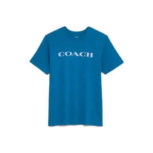COACH T Shirts Men Blue