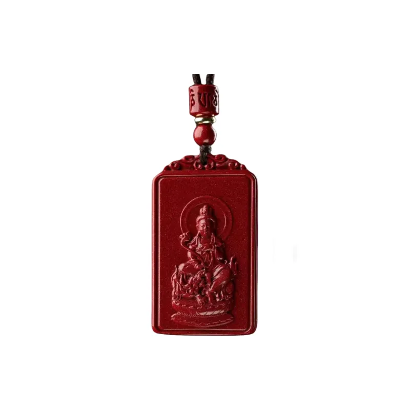 Jing Ruyu Cinnabar Necklaces Unisex-6