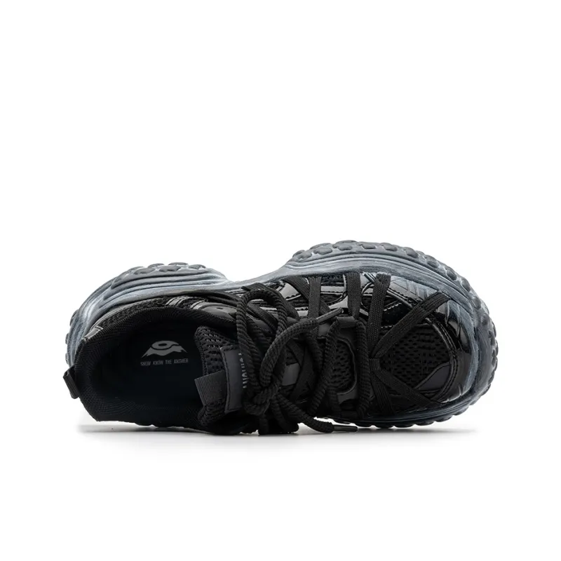Snow Know The Answer SKTA Anti Slip And Wear Resistant Lightweight Low Top Chunky Sneakers Unisex-3