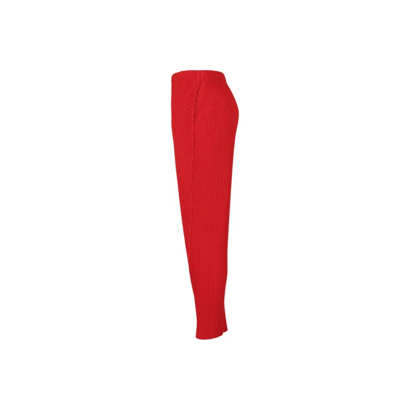 Homme Plissé Issey Miyake SS25 Casual Pants Men's Red-2