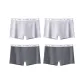 M1746-F Set-Sports Boxer-Light Gray+Light Gray+Dark Gray+Dark Gray (4 Pack)