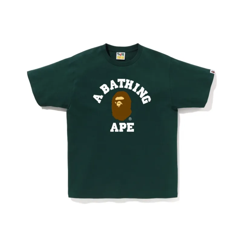 A BATHING APE College Tee FW21-2